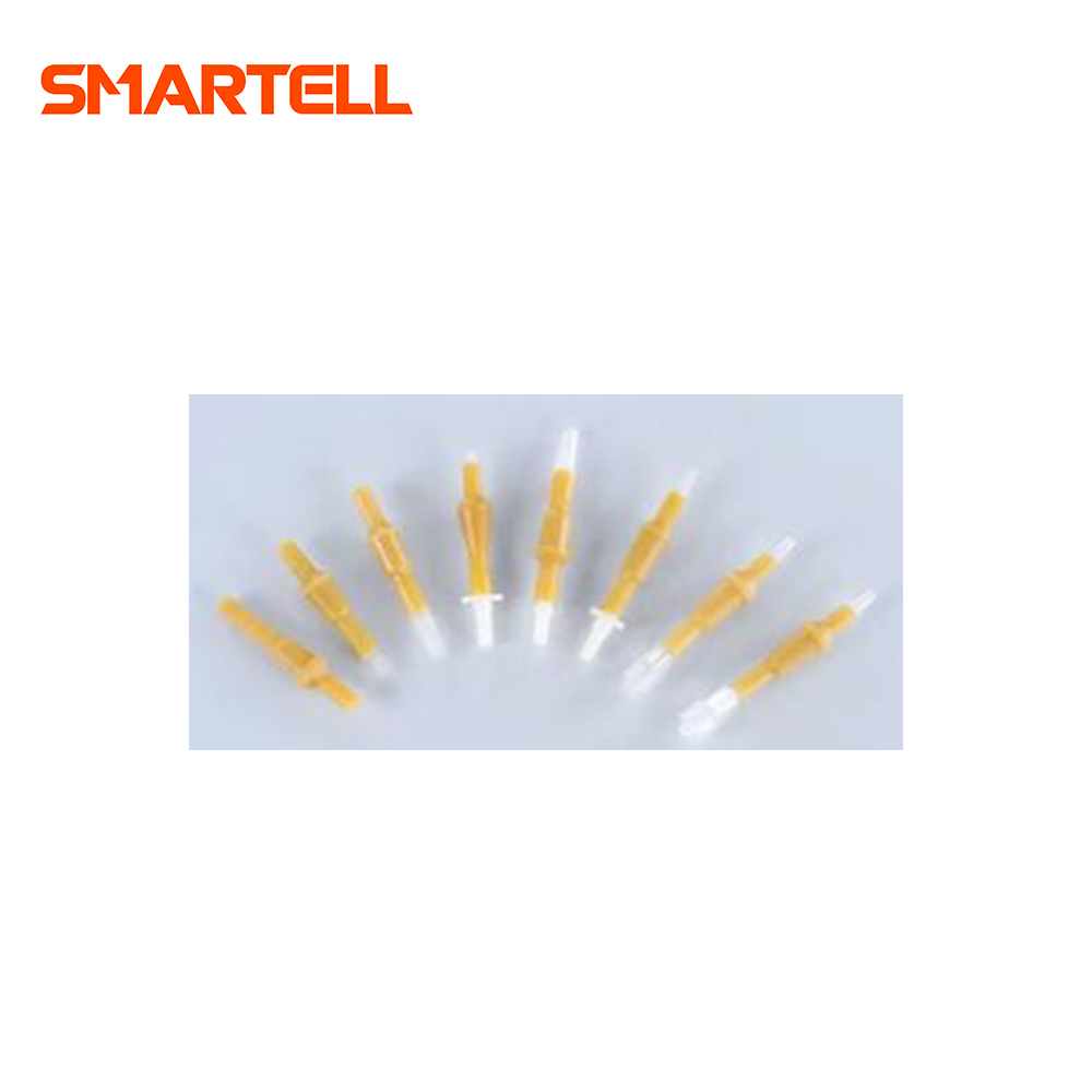 Máquina ensambladora de conectores de látex con aplicación automática de pegamento