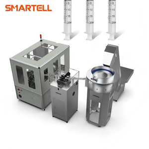 Máquina de tampografía de precisión de alta velocidad para productos de equipos industriales con barriles de jeringas desechables de 5 ml