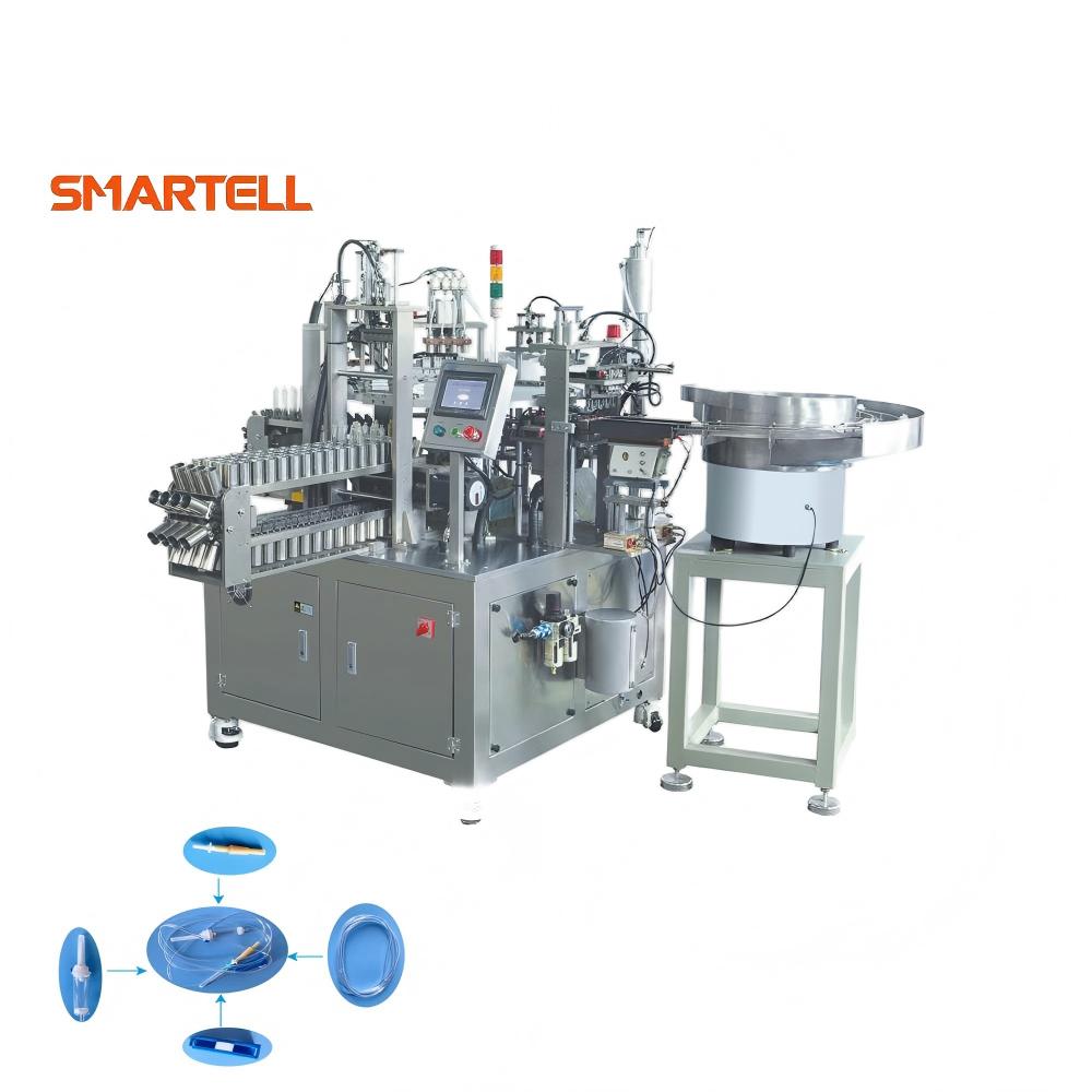 Máquina de ensamblaje del proyecto de producción de Medical IV Set