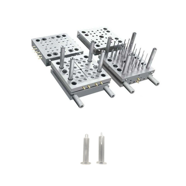 Incluyendo barriles, émbolos y juntas. Nuestras capacidades avanzadas de fabricación de moldes.