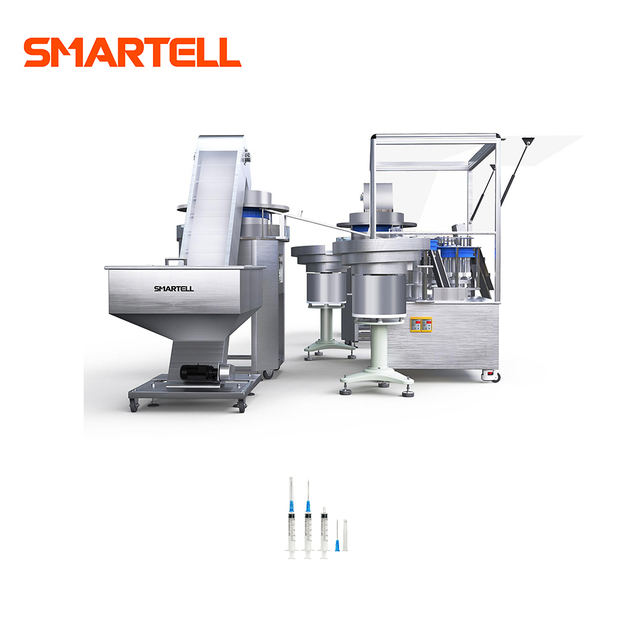 Máquina de ensamblaje automático de jeringa de alta velocidad de 1 ml, 3 ml, 5 ml, 10 ml, 20 ml, 50 ml y 60 ml