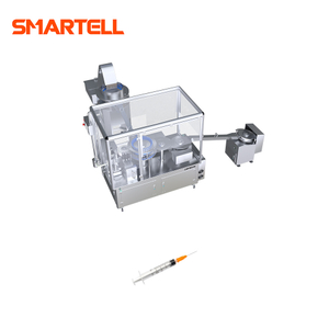 Máquina de tampografía de línea de escala de impresión de jeringa de plástico automatizada de PP