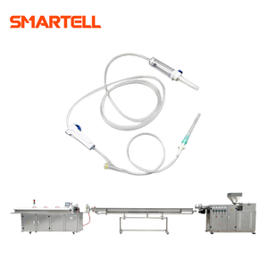 Línea de producción de tubos médicos para máquina extrusora de tubos de PVC para equipos de infusión