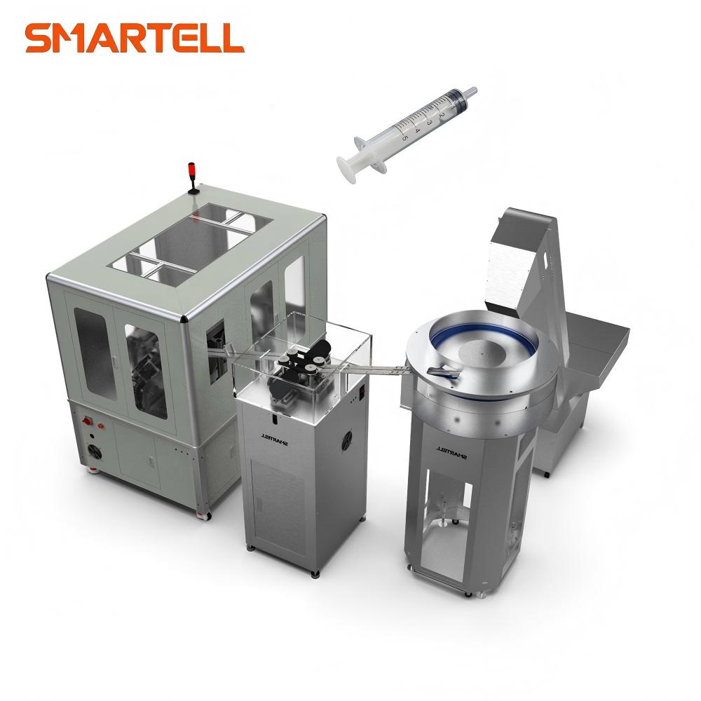 Equipo industrial Precisión desechable 5 ml Máquina de impresión de almohadilla de jeringa de deslizamiento Luer
