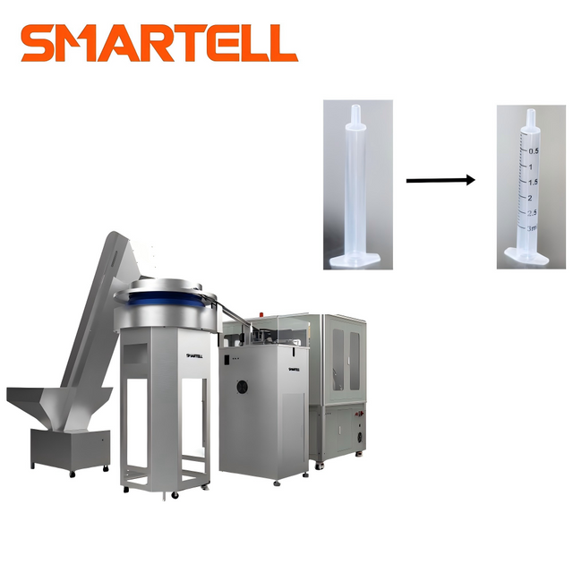 Impresora automática de jeringa desechable para la industria médica