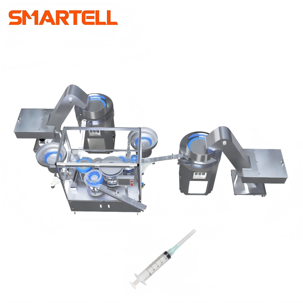 Máquina de ensamblaje de la jeringa