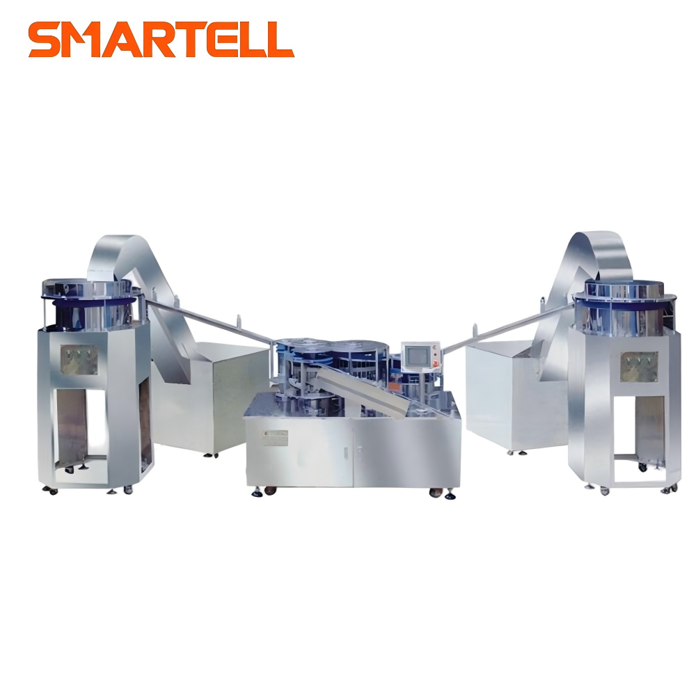 Línea de máquinas anaranjadas dobles automáticas de la asamblea de la jeringuilla de la insulina de la cubierta 1ml