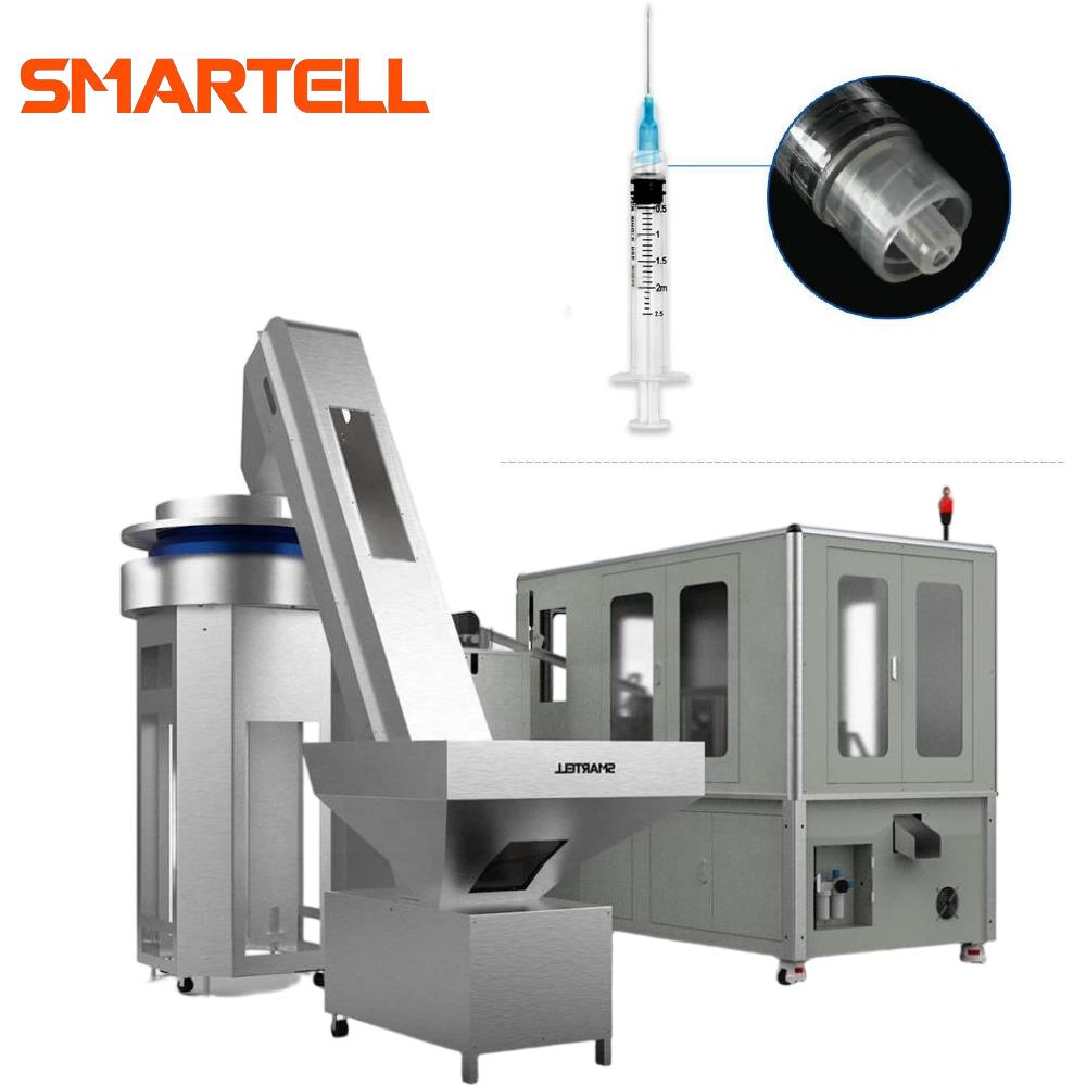 Máquina de impresión de barril de jeringa Luer Lock