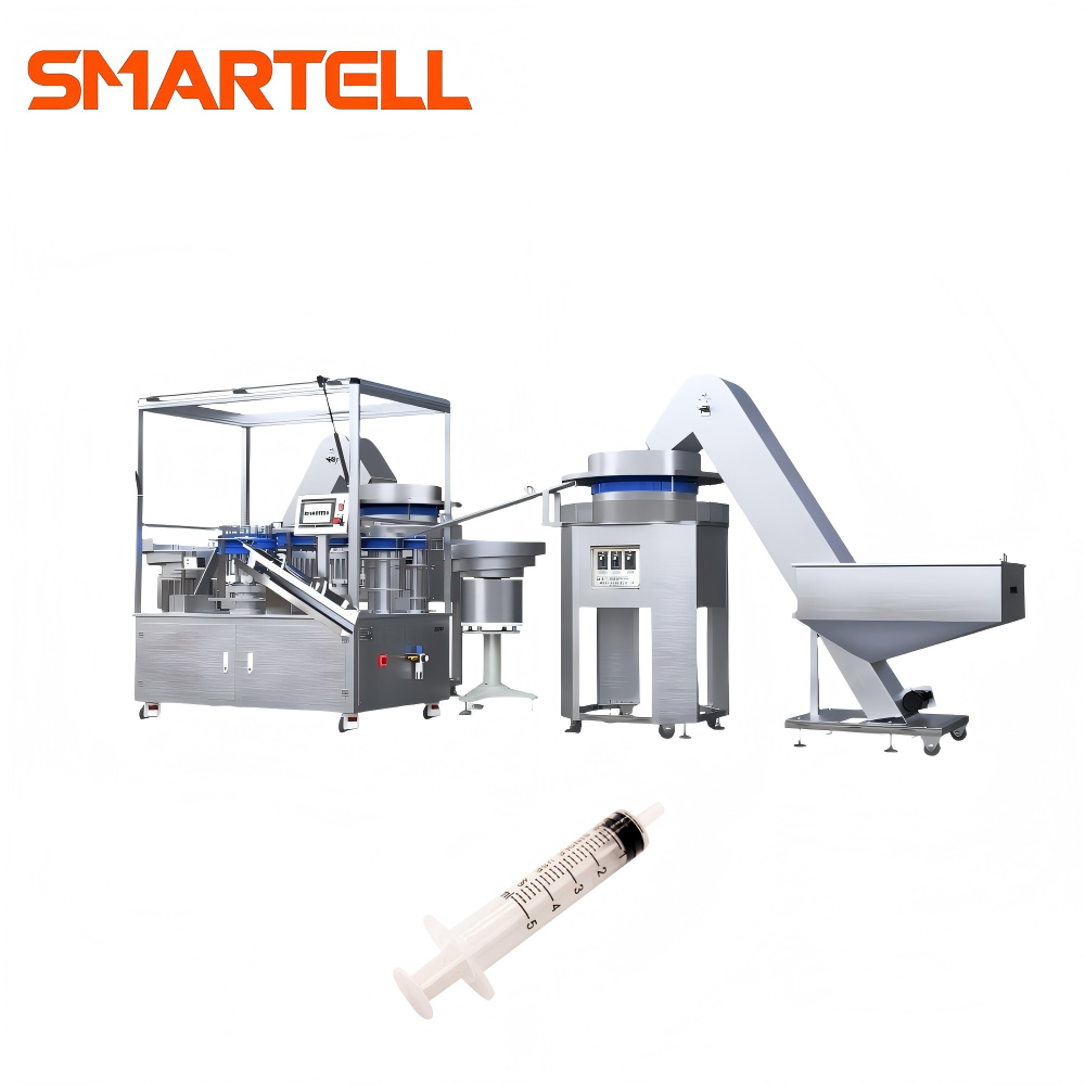 Máquina de ensamblaje automático de la máquina de fabricación de la jeringa del deslizamiento de 5 ml luer