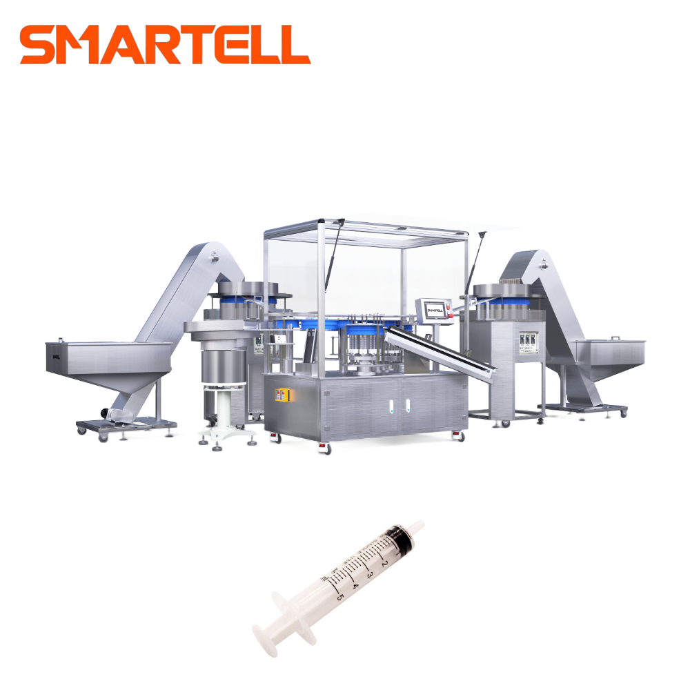 Máquina de ensamblaje automático de la máquina de fabricación de la jeringa del deslizamiento de 5 ml luer