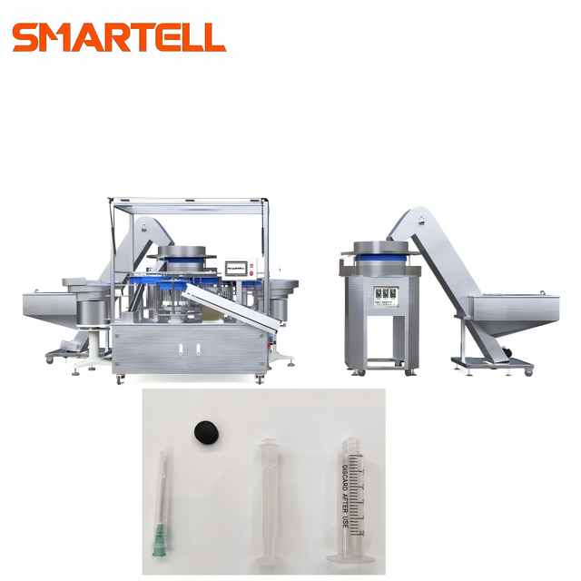 Línea de montaje de producción de jeringas desechables, equipos de maquinaria industrial