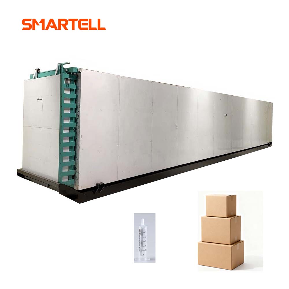 Sistema de esterilización con gas EO de alta seguridad para productos sanitarios desechables