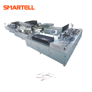 SMT-3104 Alta precisión confiable para máquina de ensamblaje de agujas de planta de fabricación de cubos, tapas y tubos de agujas