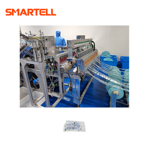 Máquina automática de embalaje y sellado de bolsas de PE, modelo personalizado por el cliente SMT-4001