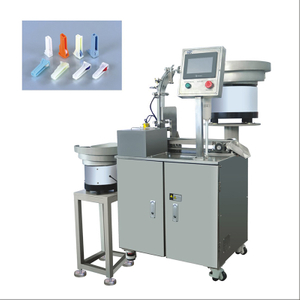 Máquina de ensamblaje automático de regulador de flujo para línea de producción de equipos de infusión