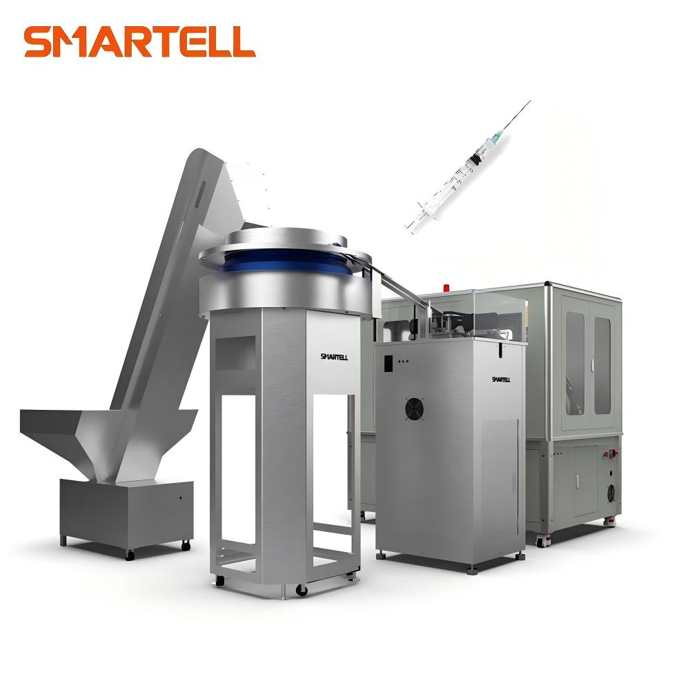 Máquina de impresión de almohadilla rotativa industrial para cañón de jeringas desechables de 3 ml (alta precisión)