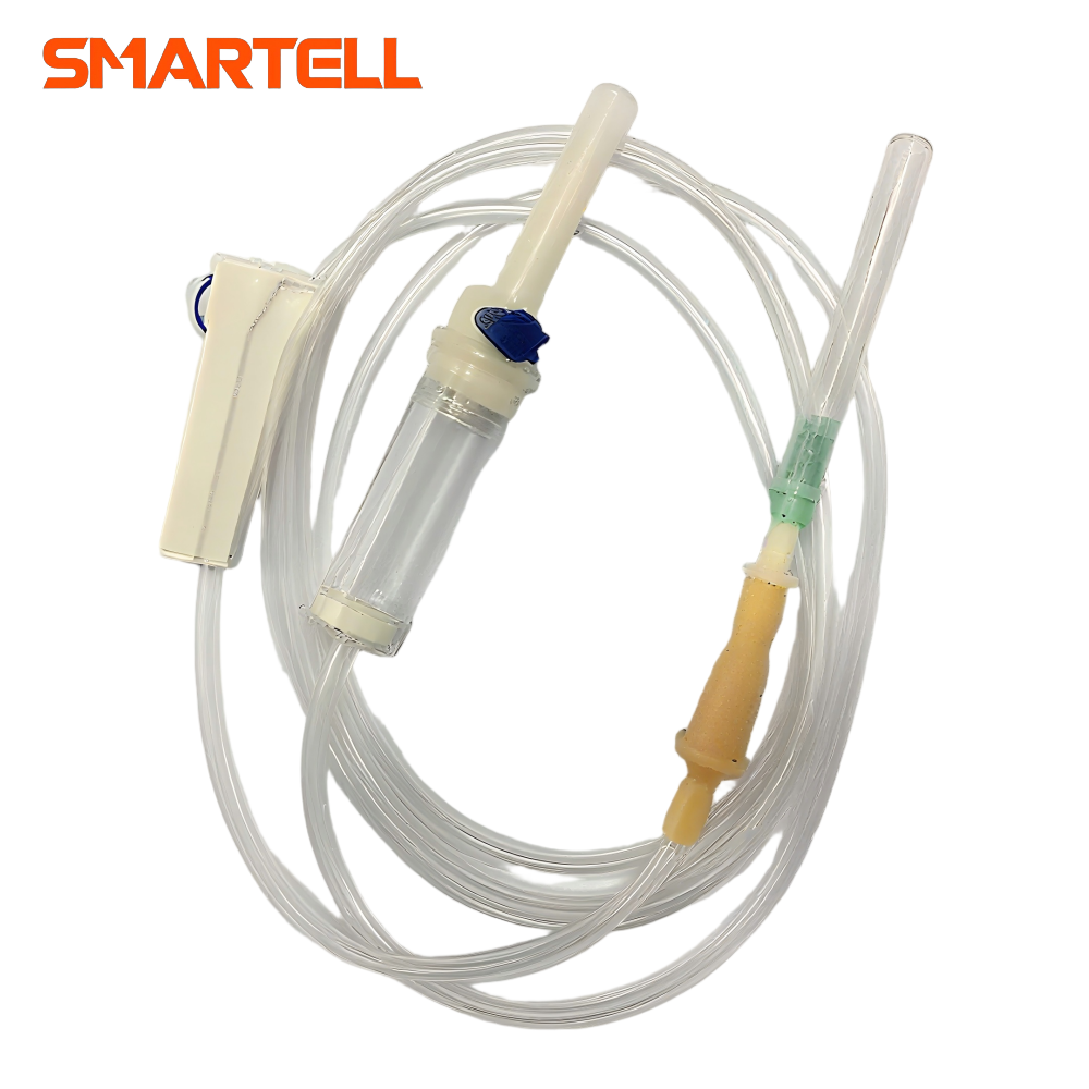 Proyecto de configuración de infusión con máquina de corte de tubo y tanque de agua Máquina de extrusión de tubo de PVC