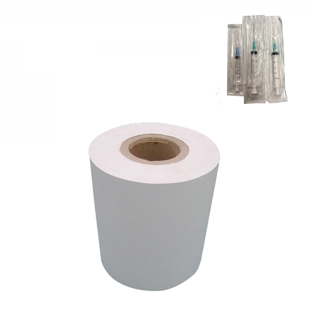 Papar revestido médico 60G+3G para el uso de la empaquetadora de la ampolla suave con la impresión modificada para requisitos particulares