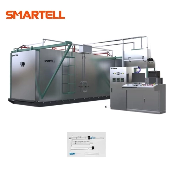 Máquina de esterilización de óxido de etileno de la línea de producción de jeringas