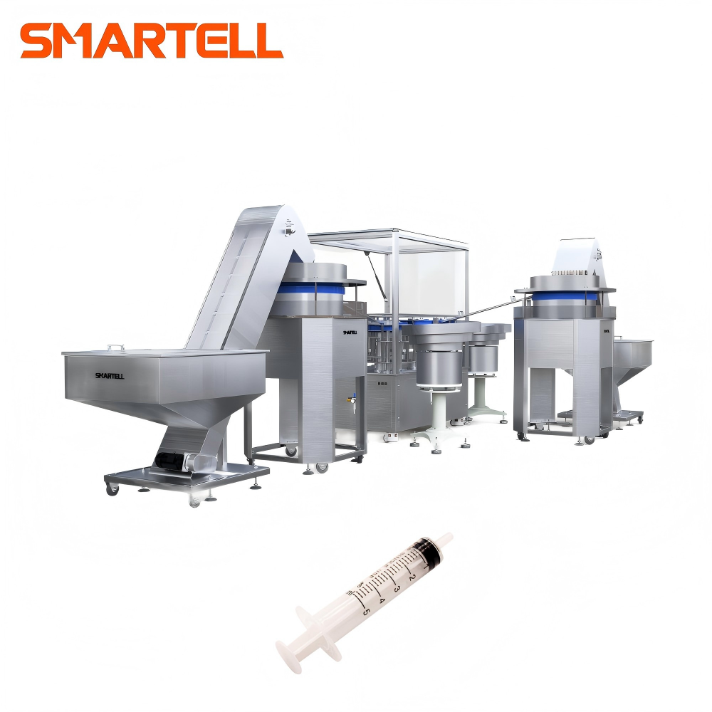 Máquina de ensamblaje automático de la máquina de fabricación de la jeringa del deslizamiento de 5 ml luer