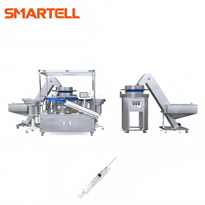 Línea de producción de fábrica médica nueva máquina de ensamblaje de jeringa desechable de 3ML automática