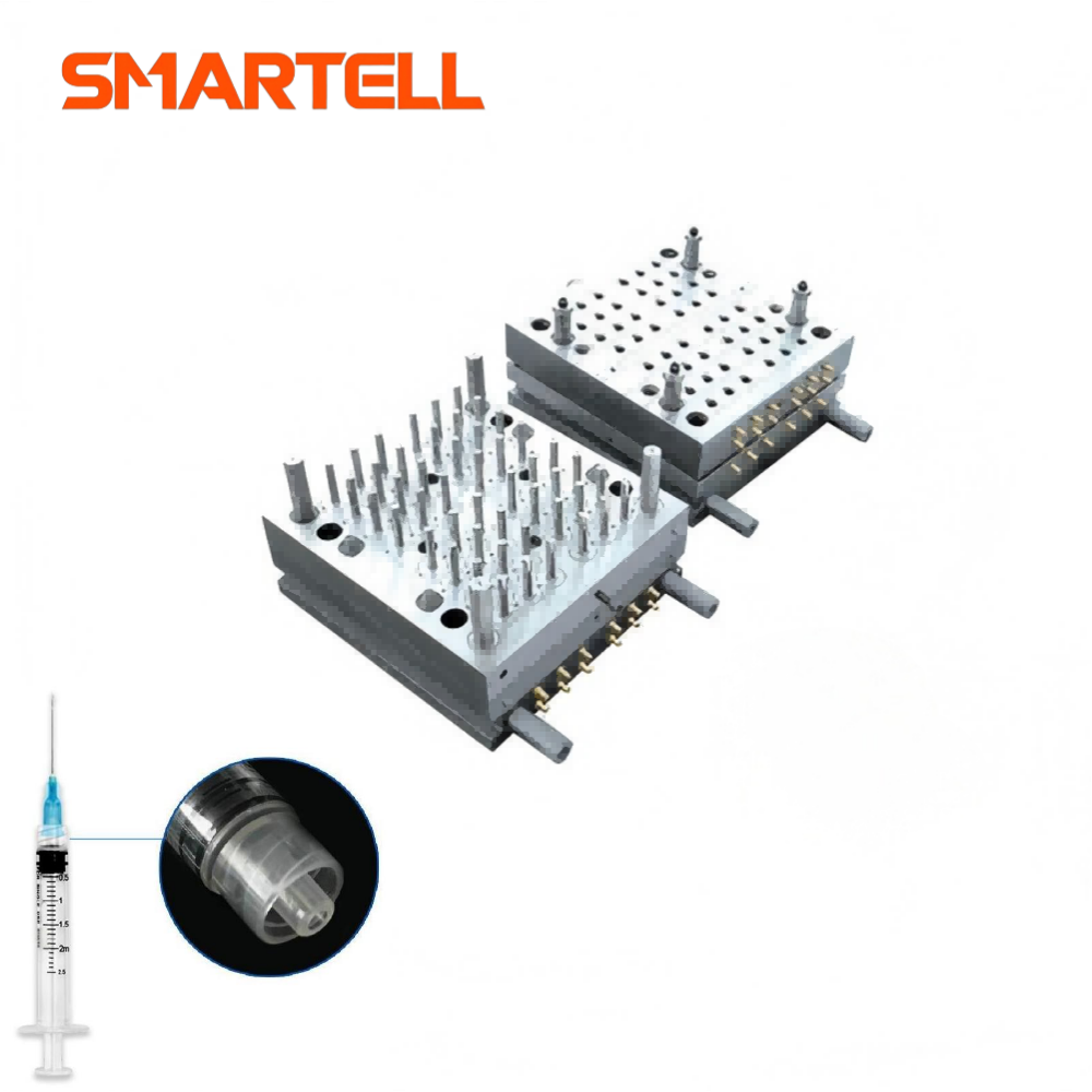 Molde de jeringa Luer Lock desechable médico SMARTELL fabricado en Jiangsu