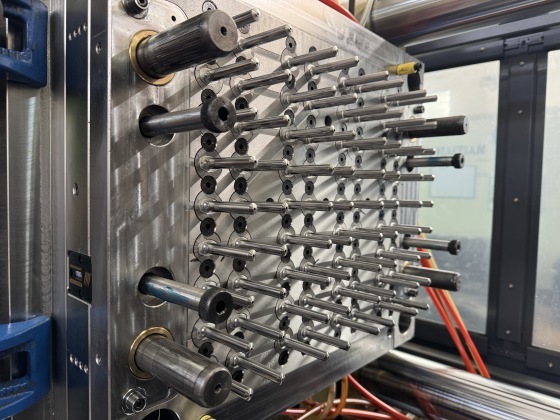 molde de barril de jeringa