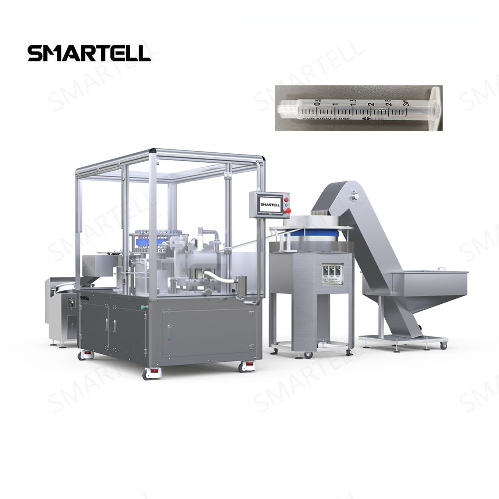 Máquina de tampografía automática para barril de jeringa desechable