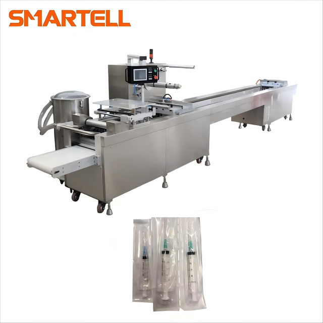Equipo de infusión automático de alta eficiencia para la industria médica y máquina envasadora de blister con jeringa