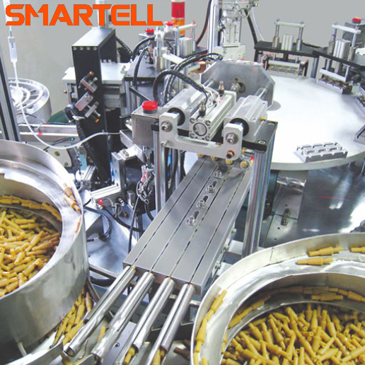 Máquina de ensamblaje de conector de látex automático de la línea de producción de infusión
