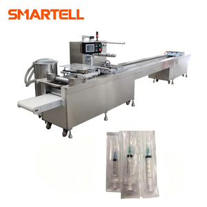 Máquina de embalaje de ampolla eléctrica fácil de operar para jeringas desechables de 10 ml (grado médico)