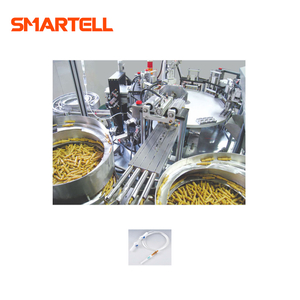 Máquina de ensamblaje de conectores de látex completamente automática para equipos de infusión