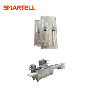 Máquina envasadora de blister suave con jeringa de blister de bolsa de polietileno con cánula intravenosa SMT-4420
