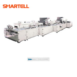 Máquina de montaje de tapa de aguja SMT-3104 + cubo de aguja + tubo de aguja de acero inoxidable para 18-27G