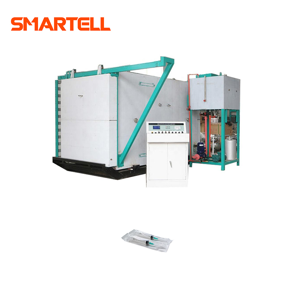 SMT-5020 ofrece una selección de gabinetes de esterilización cúbicos de 1 a 25, máquina de esterilización con óxido de etileno, juego de jeringa/infusión, esterilización ETO