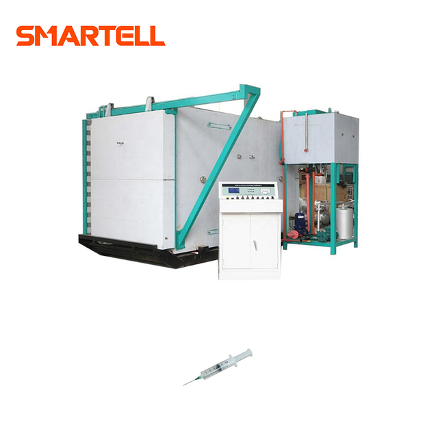 SMT-5020 consta de un gabinete esterilizador, un tanque de agua y un sistema de control por computadora, máquina de esterilización ETO