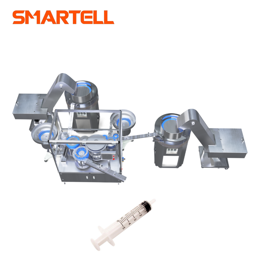 Máquina de ensamblaje automático de la máquina de fabricación de la jeringa del deslizamiento de 5 ml luer