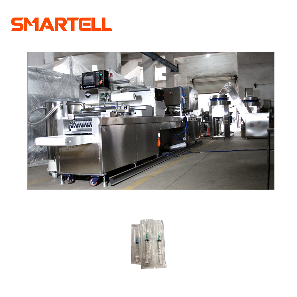 Jeringa SMT-4420 y otros productos médicos que empaquetan la máquina de ampolla suave