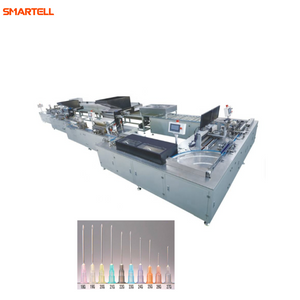 Máquina de ensamblaje de agujas controlada por PLC Línea de ensamblaje automática de agujas con sistema servo