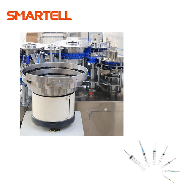 Máquina de ensamblaje de jeringas regulares SMARTELL de 3 partes 