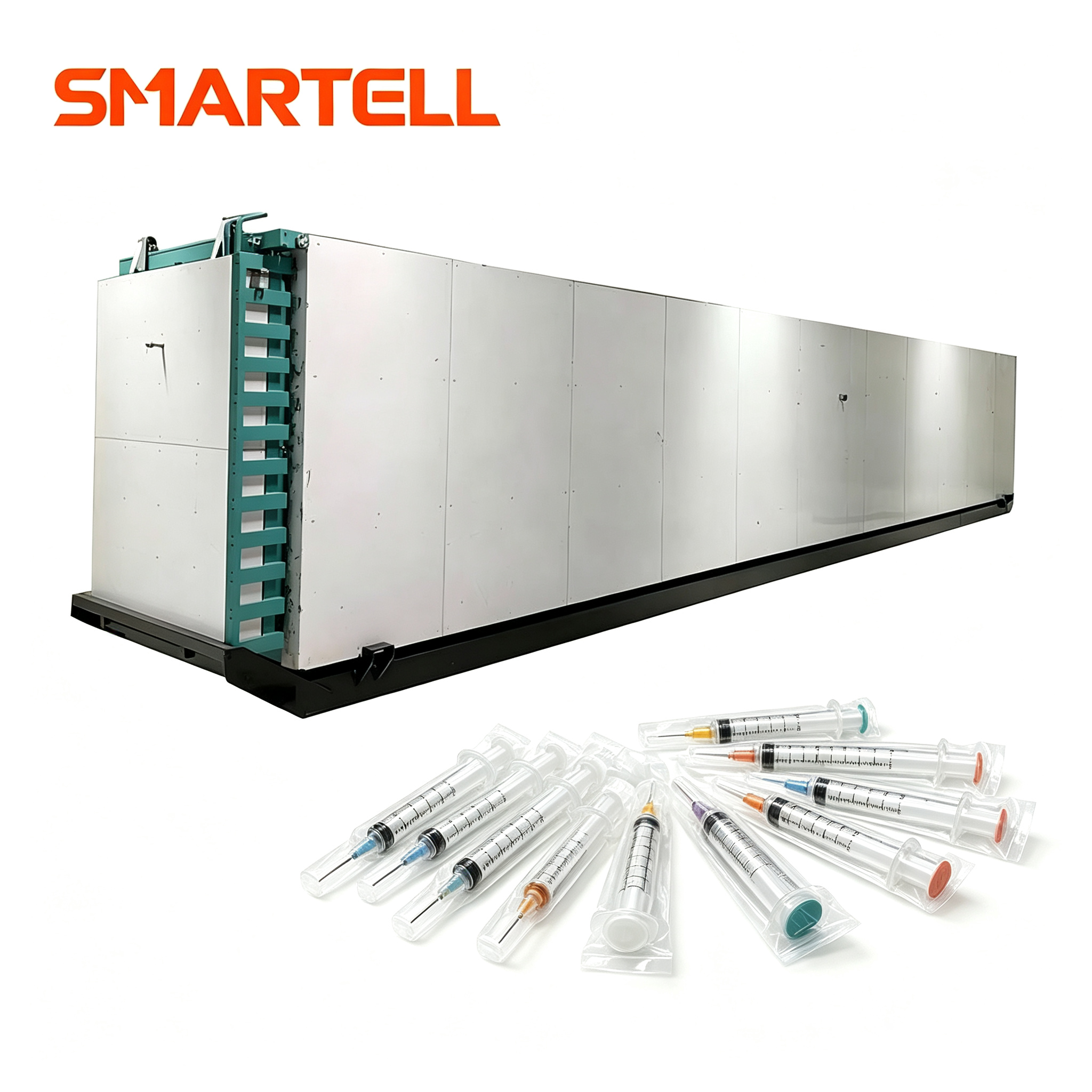 SMT-5020 EO de configuración personalizada para línea de producción de jeringas, máquina de esterilización con óxido de etileno