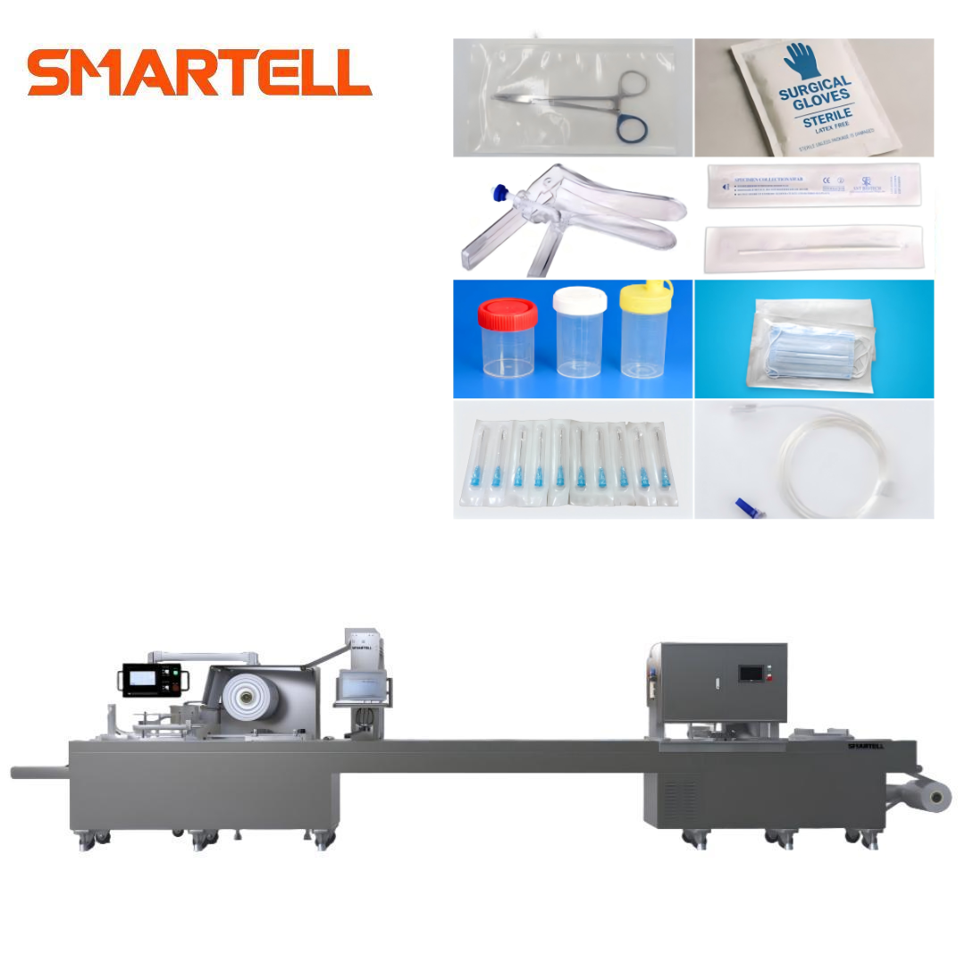 Empaquetadora automática de jeringas de blister suave para línea de producción de plantas de fabricación de productos médicos