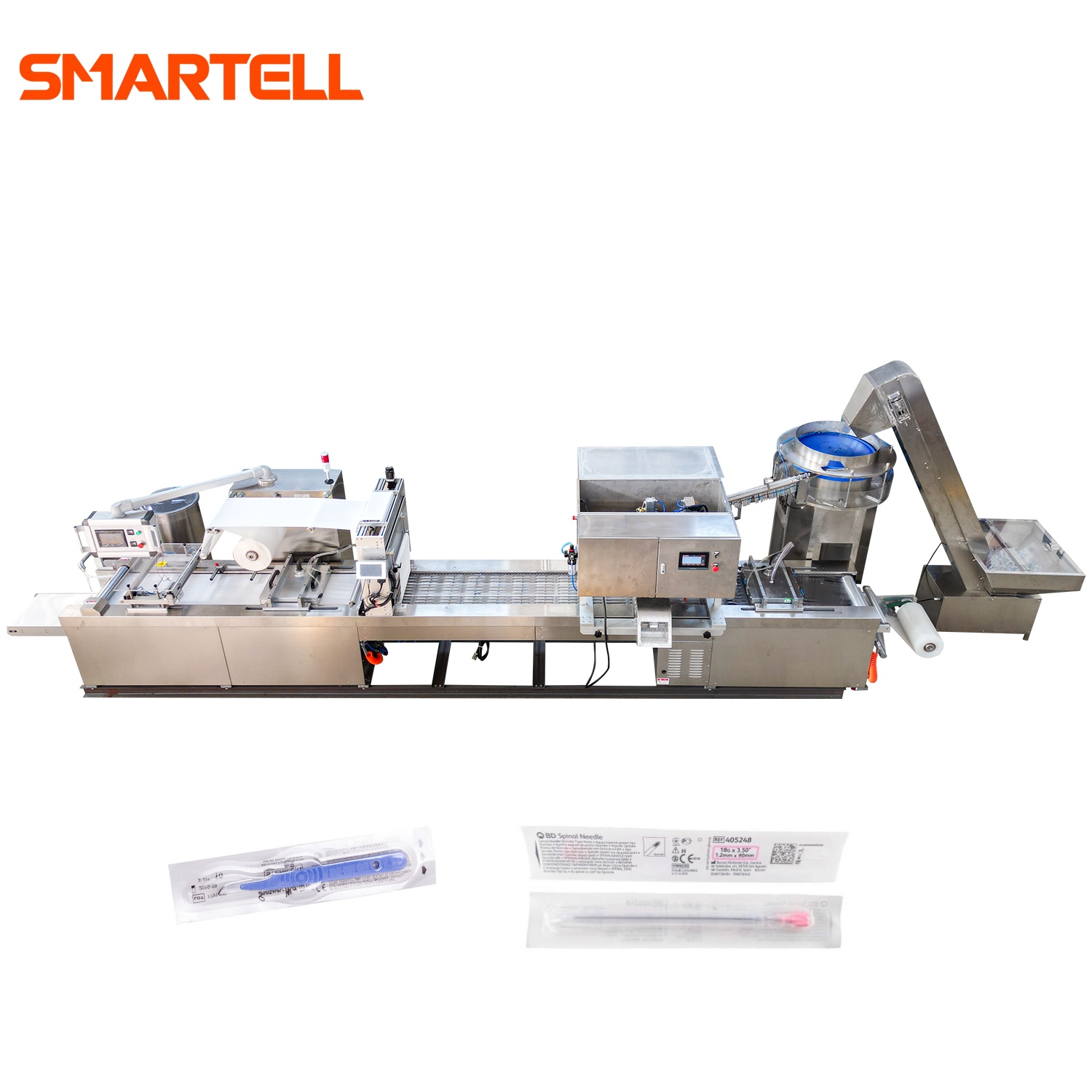 Empaquetadora de blister suave completamente automática para jeringa veterinaria desechable