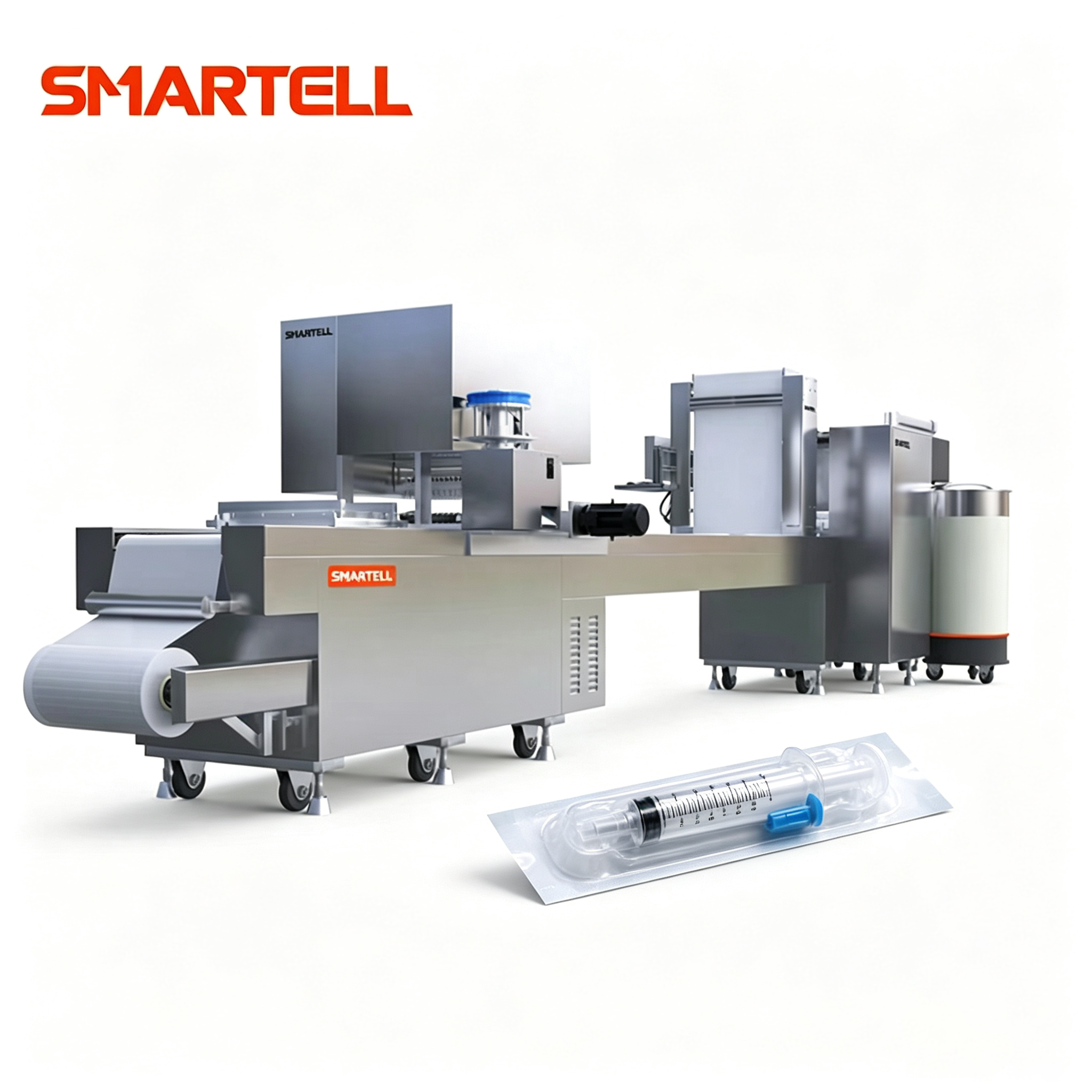 Máquina empacadora de blister con juego de infusión de jeringa completamente automática para consumibles médicos desechables