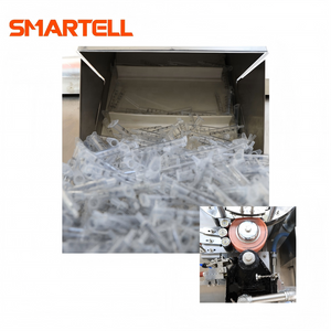 Máquina de tampografía automática SMARTELL para transferencia a escala de barril de jeringa para línea de producción de jeringas
