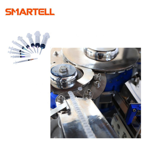Maquinaria de ensamblaje automático de jeringa regular de 3 partes de 5 ml de buen rendimiento