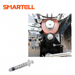 SMARTELL Máquina automática de tampografía con jeringa de alta velocidad para 2-10 ml, 350 piezas/min