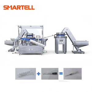 Máquina empacadora de ensamblaje de impresión de jeringas médicas SMARTELL