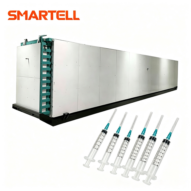 SMT-5020 EO de configuración personalizada para línea de producción de jeringas, máquina de esterilización con óxido de etileno