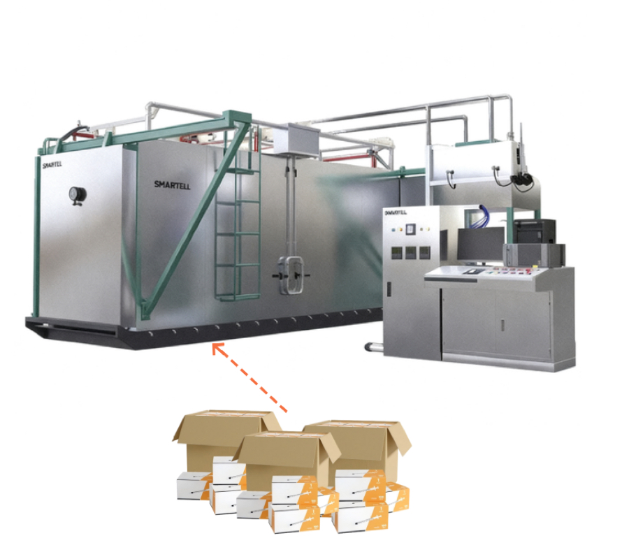 Esterilizador de gas EO industrial automático médico 10CBM para uso en plantas de consumibles médicos Máquina de esterilización ETO